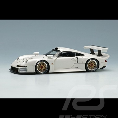 Porsche 911 GT1 1996 White 1/43 Make Up Eidolon EM328C