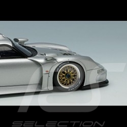 Porsche 911 GT1 1996 Silver Grey 1/43 Make Up Eidolon EM328D