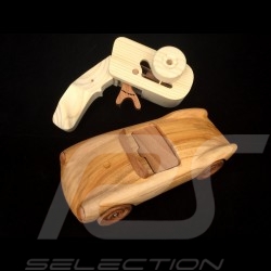 Funkgesteuert Porsche 550 Spyder aus Holz 1/18