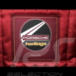 Porsche Reisetasche Heritage Weekender Anthrazitgrau / Gold / Burgunderrot WAP0350110LHRT