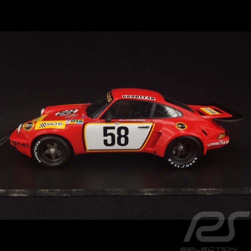 Porsche 911 RSR 3.0 nr 58 24H Le Mans 1975 Red 1/18 SPARK 18S165