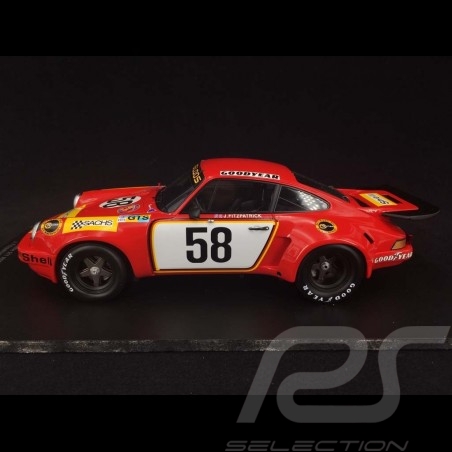 Porsche 911 RSR 3.0 Nr 58 24H Le Mans 1975 Rot 1/18 SPARK 18S165