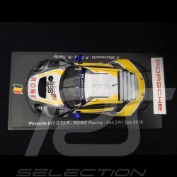 Porsche 911 GT3 R type 991 ROWE Racing n° 998 Spa 2019 1/43 SPARK SB252