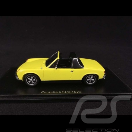 Porsche 914/6 1973 jaune saturne 1/43 SPARK S4562