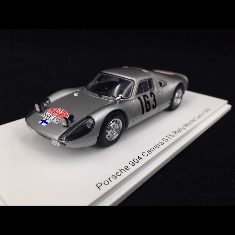 Porsche 904 Carrera GTS Rallye Monte Carlo 1965 n° 163 1/43 SPARK S0906