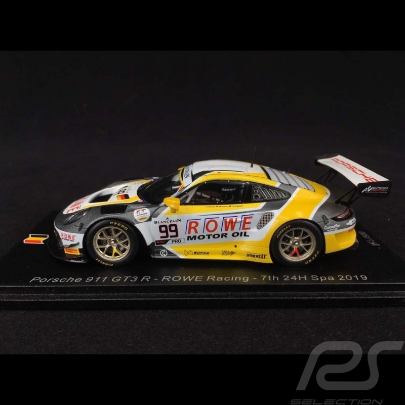 Porsche 911 GT3 R typ 991 ROWE Racing n° 99 Spa 2019 1/43 SPARK SB256