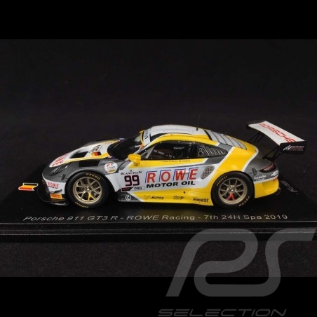 Porsche 911 GT3 R type 991 ROWE Racing n° 99 Spa 2019 1/43 SPARK SB256