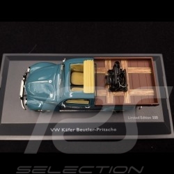 Volkswagen VW Cox Beutler-Pritsche VW Service avec moteur bleu 1/43 Schuco 450911500