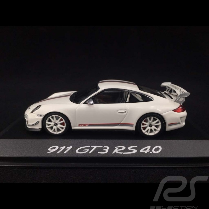 Porsche 911 GT3 RS 4.0 type 997 2011 white 1/43 Minichamps WAP0200010C