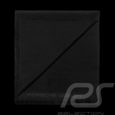 Porsche Design Scarf P-Icon Black Pure wool Porsche Design 4046901690045