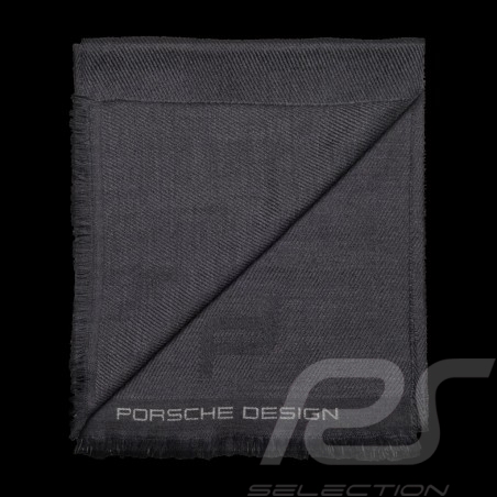 Echarpe Scarf Schale Porsche Design P-Icon Gris asphalte Pure laine Porsche Design 4046901690038