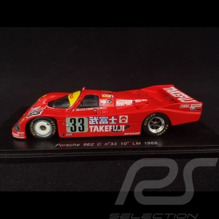 Porsche 962 C n° 33 Takefuji Le Mans 1988 1/43 Spark S1912