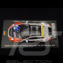 Porsche 911 typ 991 GT Cup America n° 68 Frikadelli 24h Nürburgring 2015 1/43 Spark SG193 Porsche 911 typ 991 GT Cup America n° 68 Frikadelli 24h Nürburgring 2015 1/43 Spark SG193