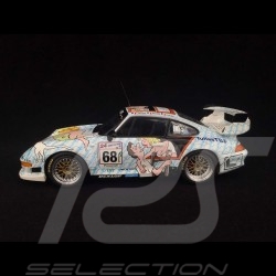 Porsche 911 type 993 GT2 Le Mans 1998 n° 68 Wolinski nackte Frau 1/18 UT Models 39831