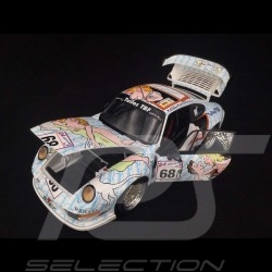 Porsche 911 type 993 GT2 Le Mans 1998 n° 68 Wolinski femme nue 1/18 UT Models 39831