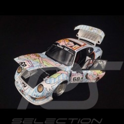 Porsche 911 type 993 GT2 Le Mans 1998 n° 68 Wolinski naked girl 1/18 UT Models 39831