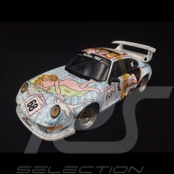 Porsche 911 type 993 GT2 Le Mans 1998 n° 68 Wolinski nackte Frau 1/18 UT Models 39831