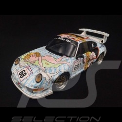 Porsche 911 type 993 GT2 Le Mans 1998 n° 68 Wolinski naked girl 1/18 UT Models 39831