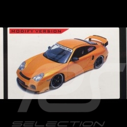 Porsche 911 type 996 Turbo + Tech Art Kit Yellow 1/18 Hot Works HW80016