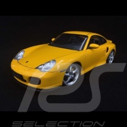 Porsche 911 type 996 Turbo + Tech Art Kit Gelb 1/18 Hot Works HW80016