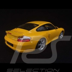 Porsche 911 type 996 Turbo + Tech Art Kit Yellow 1/18 Hot Works HW80016