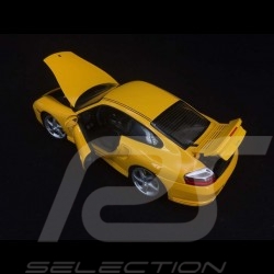 Porsche 911 type 996 Turbo + Tech Art Kit Yellow 1/18 Hot Works 