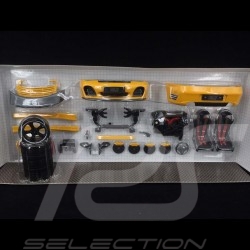 Porsche 911 type 996 Turbo + Tech Art Kit Gelb 1/18 Hot Works HW80016