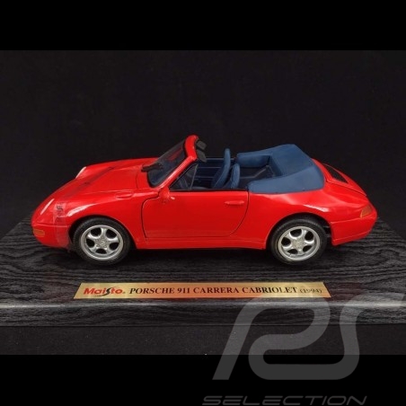 Porsche 911 type 993 Carrera Cabriolet 1994 Red 1/18 Maisto 31818