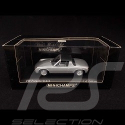 Porsche 914/4 1969 Argent métallisé Silver metallic Silbermetall  1/43 Minichamps 430065664