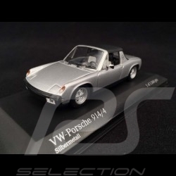 Porsche 914/4 1969 Argent métallisé Silver metallic Silbermetall  1/43 Minichamps 430065664