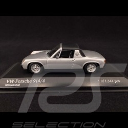 Porsche 914/4 1969 Argent métallisé Silver metallic Silbermetall  1/43 Minichamps 430065664