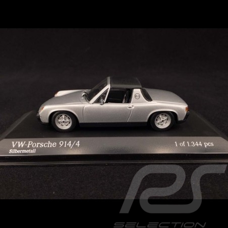 Porsche 914/4 1969 Argent métallisé Silver metallic Silbermetall  1/43 Minichamps 430065664