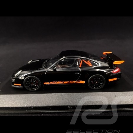 Porsche 911 type 997 GT3 RS 3.6 2006 mk I Black / Orange 1/43 Minichamps WAP02012817