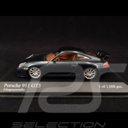 Porsche 911 GT3 typ 996 2003 Atlasgrau 1/43 Minichamps 400062025