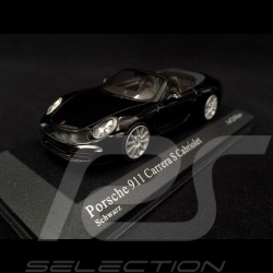 Porsche 911 Carrera S Cabriolet type 991 2012 noire 1/43 Minichamps 410060230