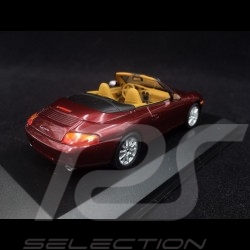 Porsche 996 Carrera Cabriolet 1998 arena rot 1/43 Minichamps 400061092