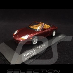 Porsche 996 Carrera Cabriolet 1998 arena rot 1/43 Minichamps 400061092