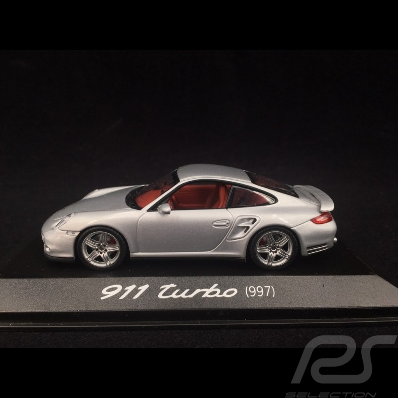 Porsche 911 Turbo type 997 silver 1/43 Minichamps WAP02013216