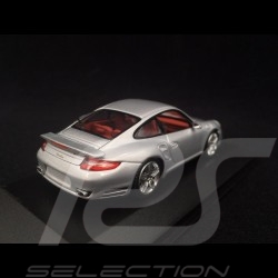 Porsche 911 Turbo type 997 silver 1/43 Minichamps WAP02013216