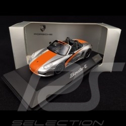 Porsche Boxster E type 987 2011 silber / orange Streifen 1/43 Spark WAP0201080C