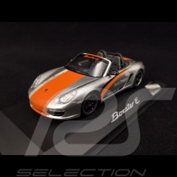 Porsche Boxster E type 987 2011 argent / bandes orange 1/43 Spark WAP0201080C