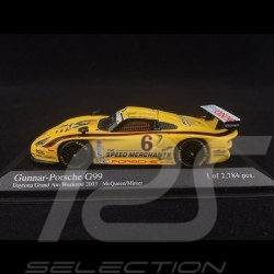 Porsche 911 typ 996 GT1 Gunnar G99 n° 6 Daytona Grand Am Weekend 2003 1/43 Minichamps 400036866