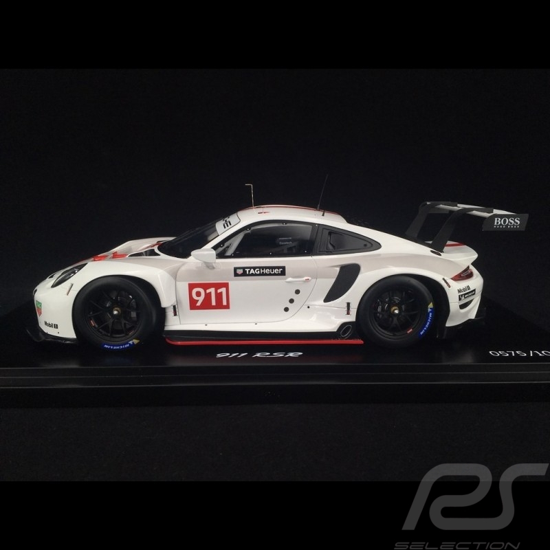 Porsche 911 RSR type 991 n° 911 WEC 2019 Version de présentation 1/18 Spark WAP021RSR0L Presentation version Präsentationsversio