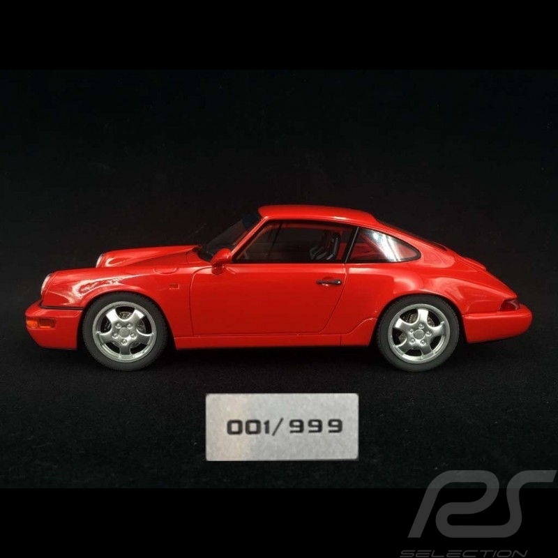 Porsche 911 Carrera RS 3.6 Club Sport Type 964 Rouge indien 1/18 GT Spirit GT060 Guards red Indischrot