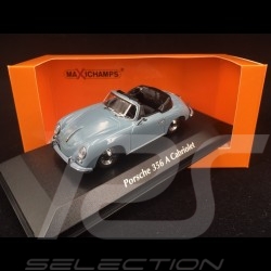 Porsche 356 A Cabriolet 1956 bleu Meissen 1/43 Minichamps 940064231