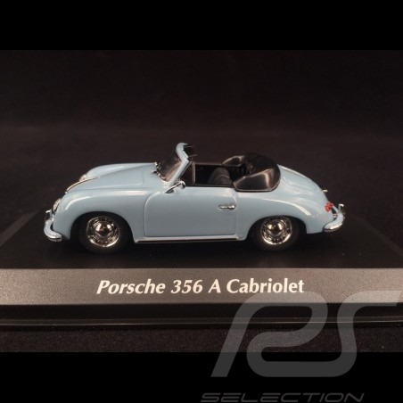 Porsche 356 A Cabriolet 1956 bleu Meissen 1/43 Minichamps 940064231