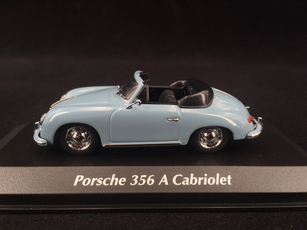 Porsche 356 A Cabriolet 1956 Meissen Blue 1 43 Minichamps 940064231 Selection Rs