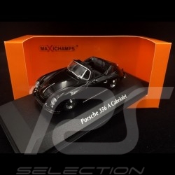 Porsche 356 A Cabriolet 1956 black 1/43 Minichamps 940064230