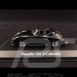 Porsche 356 A Cabriolet 1956 black 1/43 Minichamps 940064230