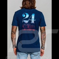 T-shirt 24h Le Mans Bleu Marine Navy blue Marineblau - homme men herren